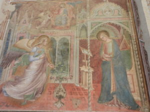 Fresco of the Annunciation