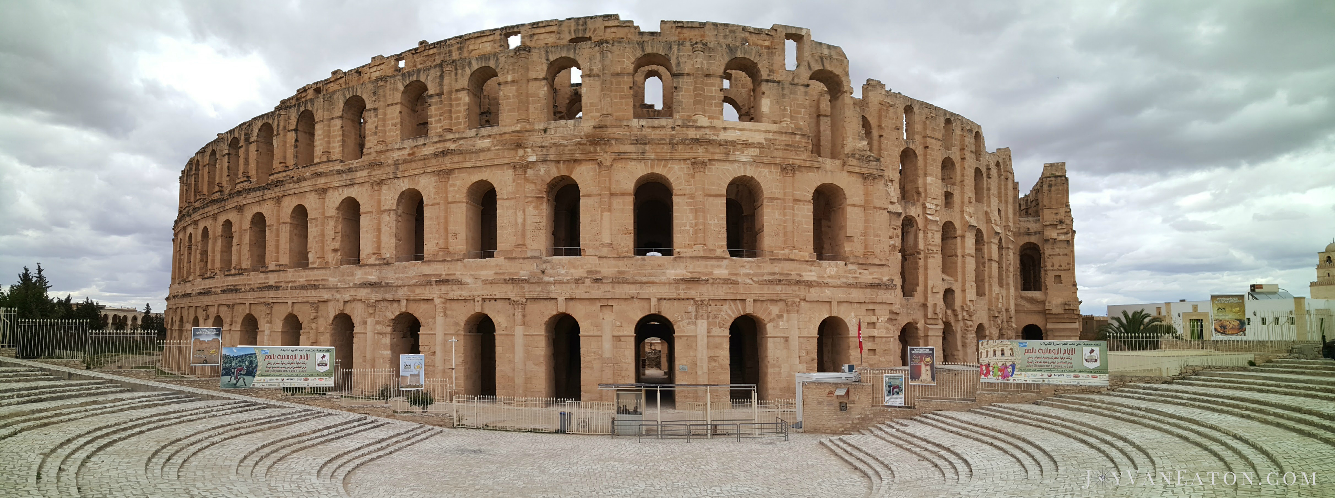 The Roman Amphitheater in El Djem, Tunisia