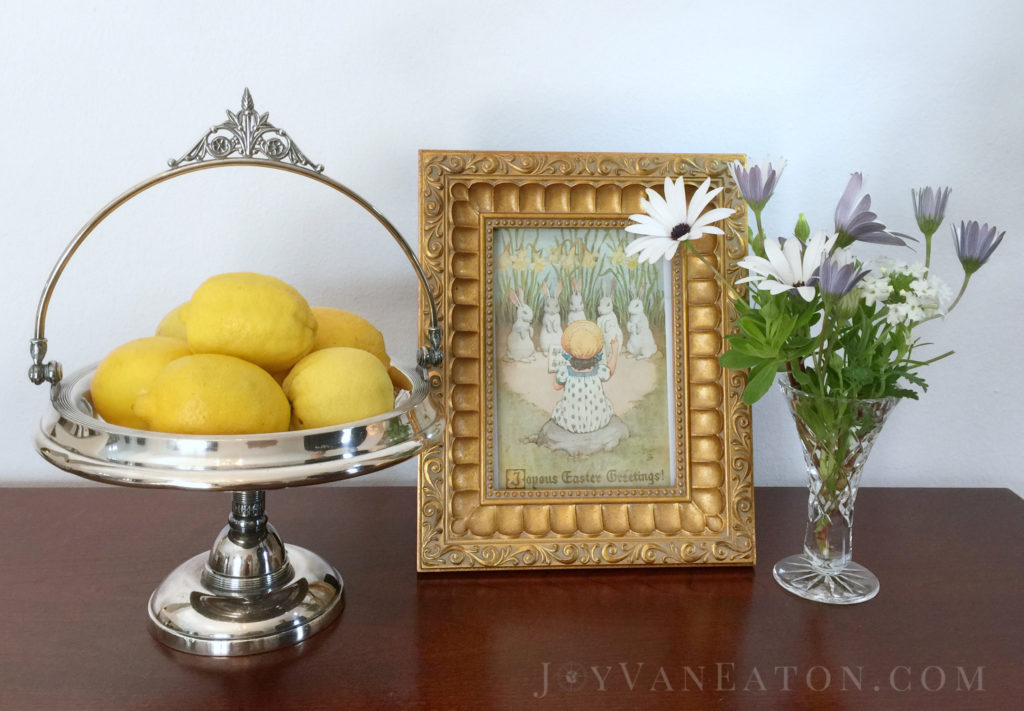 Decorate for spring with lemons