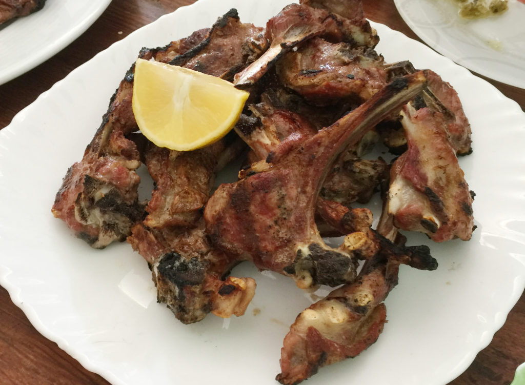 grilled lamb in El Jem