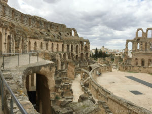 inside amphitheater